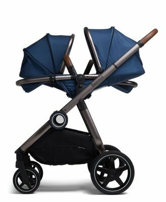 Beemoo Pro Twin Søskenvogn, Midnight Blue/Andonized - Bilde 9