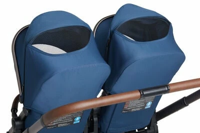 Beemoo Pro Twin Søskenvogn, Midnight Blue/Andonized - Bilde 12
