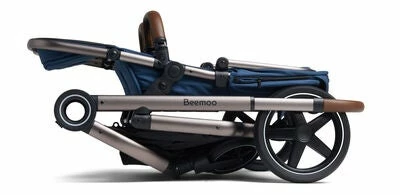 Beemoo Pro Twin Søskenvogn, Midnight Blue/Andonized - Bilde 13