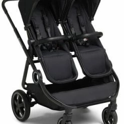 Beemoo Pro Twin Søskenvogn, Night Black/Black