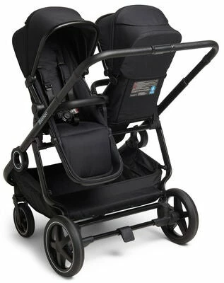 Beemoo Pro Twin Søskenvogn, Night Black/Black - Bilde 4