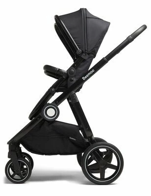 Beemoo Pro Twin Søskenvogn, Night Black/Black - Bilde 9