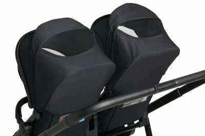 Beemoo Pro Twin Søskenvogn, Night Black/Black - Bilde 11