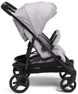 Beemoo Twin Shopper Søsken- & Tvillingvogn, Grey Mélange - Bilde 5