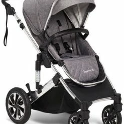 Beemoo Maxi 4 Sportsvogn, Grey/Silver