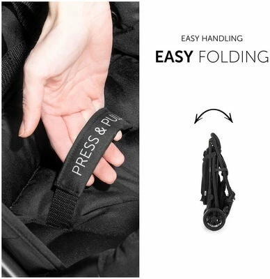 Hauck Rapid 4 Sportsvogn, Svart - Bilde 4