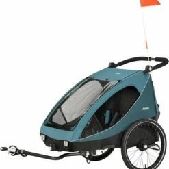 Hauck Dryk Duo Sykkelvogn, Petrol