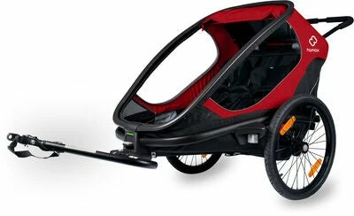 Hamax Outback Sykkelvogn, Red/Black - Bilde 2