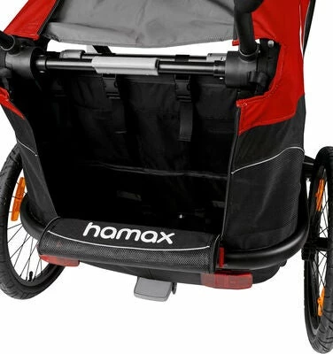 Hamax Outback Sykkelvogn, Red/Black - Bilde 6