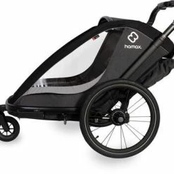 Hamax Cocoon ONE Sykkelvogn, Grey/Black