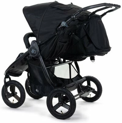 Bumbleride Indie Twin Søskenvogn, Matte Black - Bilde 2