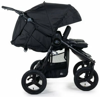 Bumbleride Indie Twin Søskenvogn, Matte Black - Bilde 3