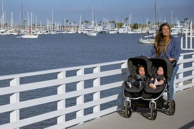 Bumbleride Indie Twin Søskenvogn, Matte Black - Bilde 5