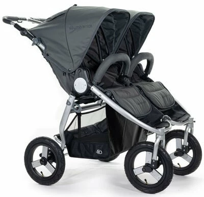 Bumbleride Indie Twin Søskenvogn Inkl. Liggedel, Dawn Grey Mint - Bilde 3