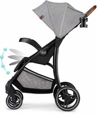 Kinderkraft Cruiser LX Sportsvogn, Grey - Bilde 9