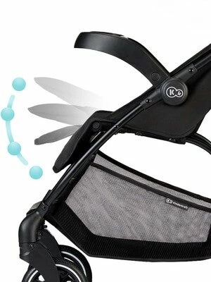 Kinderkraft Cruiser LX Sportsvogn, Grey - Bilde 8