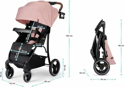 Kinderkraft Cruiser LX Sportsvogn, Grey - Bilde 7