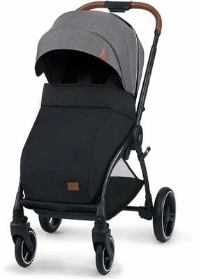 Kinderkraft Evo Cocoon Duovogn, Plat Grey - Bilde 10