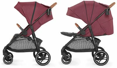 Kinderkraft Grande LX Sportsvogn, Burgundy - Bilde 5