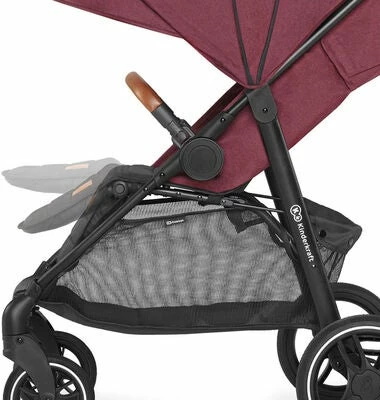 Kinderkraft Grande LX Sportsvogn, Burgundy - Bilde 8