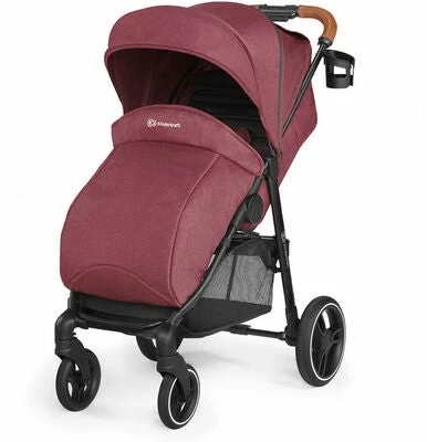 Kinderkraft Grande LX Sportsvogn, Burgundy - Bilde 12