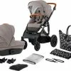 Kinderkraft PRIME 2020 Duovogn 2-in-1 Inkl. Tilbehør, Beige