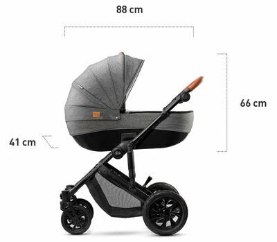 Kinderkraft PRIME 2020 Duovogn 2-in-1 Inkl. Tilbehør, Black - Bilde 7