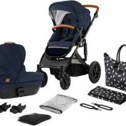 Kinderkraft PRIME 2020 Duovogn 2-in-1 Inkl. Tilbehør, Deep Navy