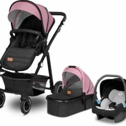 Lionelo Amber 3-in-1 Duovogn, Pink Rose