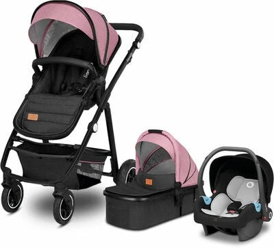 Lionelo Amber 3-in-1 Duovogn, Pink Rose