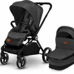 Lionelo Mika 2-in-1 Duovogn, Grey Graphite