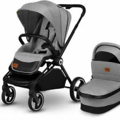 Lionelo Mika 2-in-1 Duovogn, Grey Stone