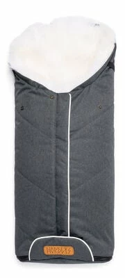 Nordlys Vognpose Lammeskinn Uklippet, GrÄ/Hvit