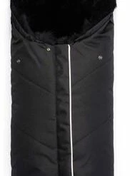 Nordlys Vognpose Lammeskinn Uklippet, Svart