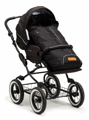 Nordlys Vognpose Lammeskinn Uklippet, Svart - Bilde 2