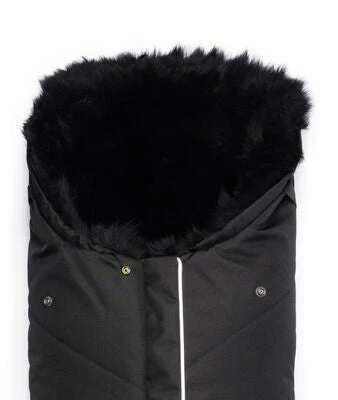 Nordlys Vognpose Lammeskinn Uklippet, Svart - Bilde 5