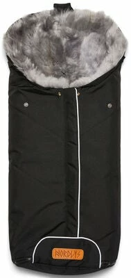 Nordlys Idun Vognpose Lammeskinn, Black/Grey
