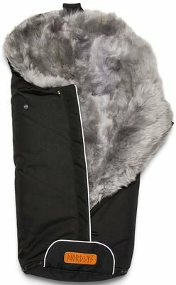 Nordlys Idun Vognpose Lammeskinn, Black/Grey - Bilde 3