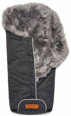 Nordlys Idun Vognpose Med Lammeskinn, Grey/Grey - Bilde 3