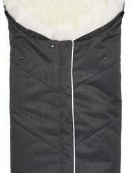 Nordlys Idun Vognpose Med Lammeskinn, Grey/White