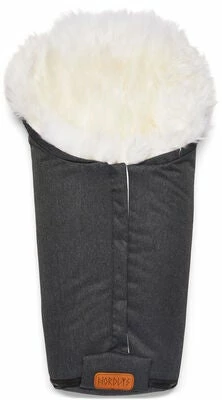 Nordlys Idun Mini Vognpose Med Lammeskinn, Grey/White
