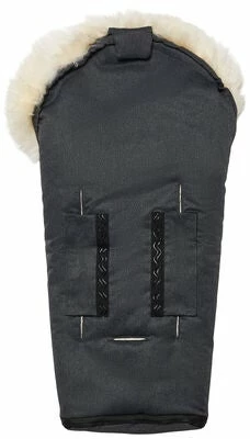 Nordlys Idun Mini Lammeskinnspose, GrÄ/Naturell - Bilde 6