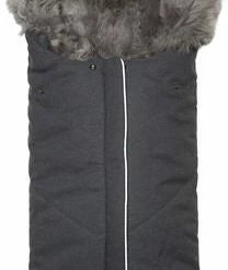 Nordlys Saga Lammeskinnspose, Grå