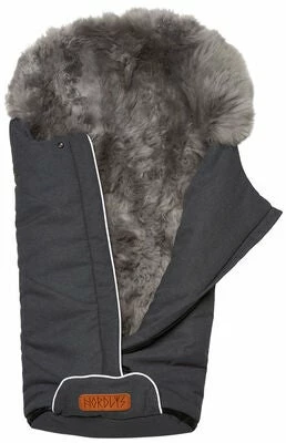 Nordlys Saga Lammeskinnspose, GrÄ - Bilde 4