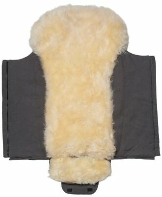 Nordlys Saga Lammeskinnspose, GrÄ/Naturell - Bilde 3