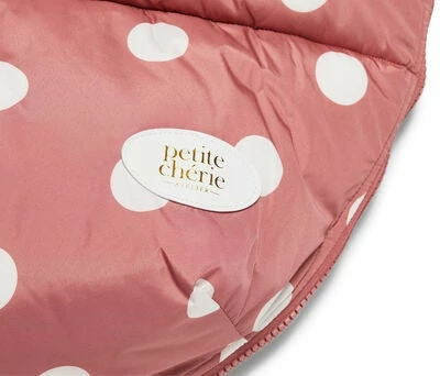 Petite Chérie Big Dots Vognpose, Dusty Rose - Bilde 4