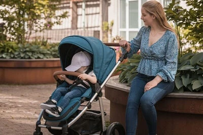 Petite Chérie Heritage 2 Duovogn, Blue Ashes/Silver - Bilde 4