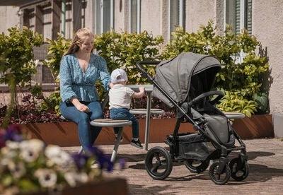 Petite Chérie Heritage 2 Duovogn, Grey Mélange/Black - Bilde 6