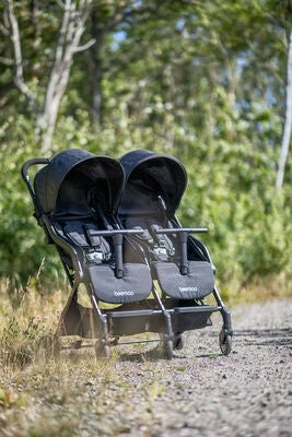 Beemoo Easy Fly Twin Søsken- & Tvillingvogn, Black - Bilde 10