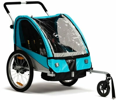 North 13.5 Roadster Sykkelvogn, Blue Inkl. Skisett - Bilde 2